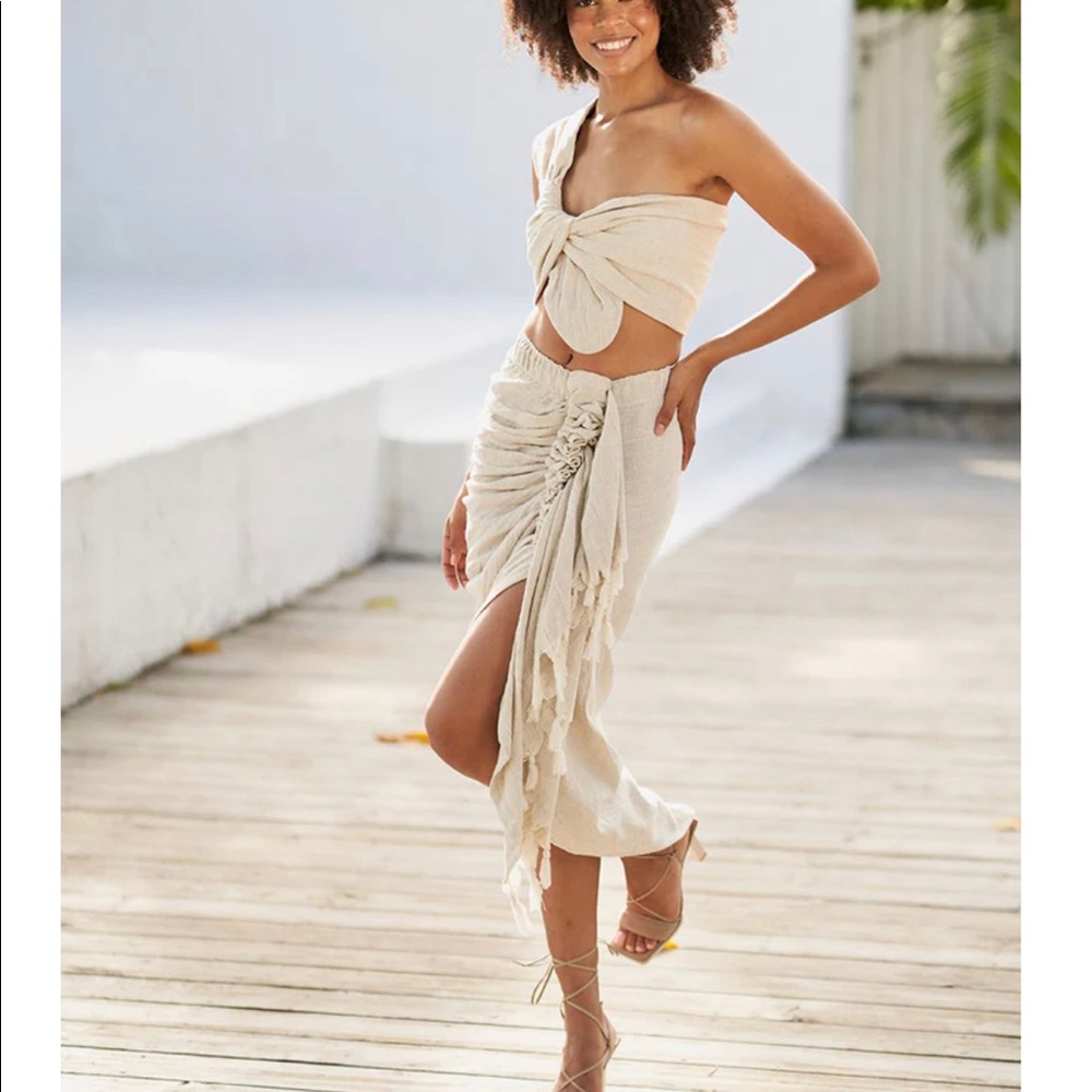 JUST BE QUEEN sol top in oatmeal